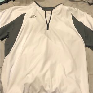 Men’s Rawlings baseball shirt sleeve pullover